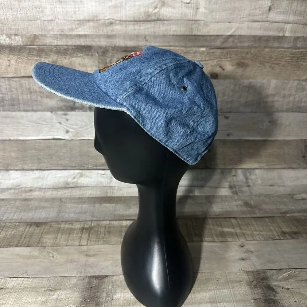 Winnie The Pooh/Tigger Adult Cap Vintage Disney Hat Elastic back Flat Brim